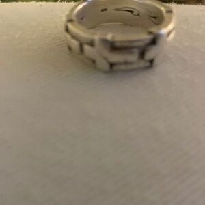 Scott Kay Hammered Cross ring sterling silver size 12